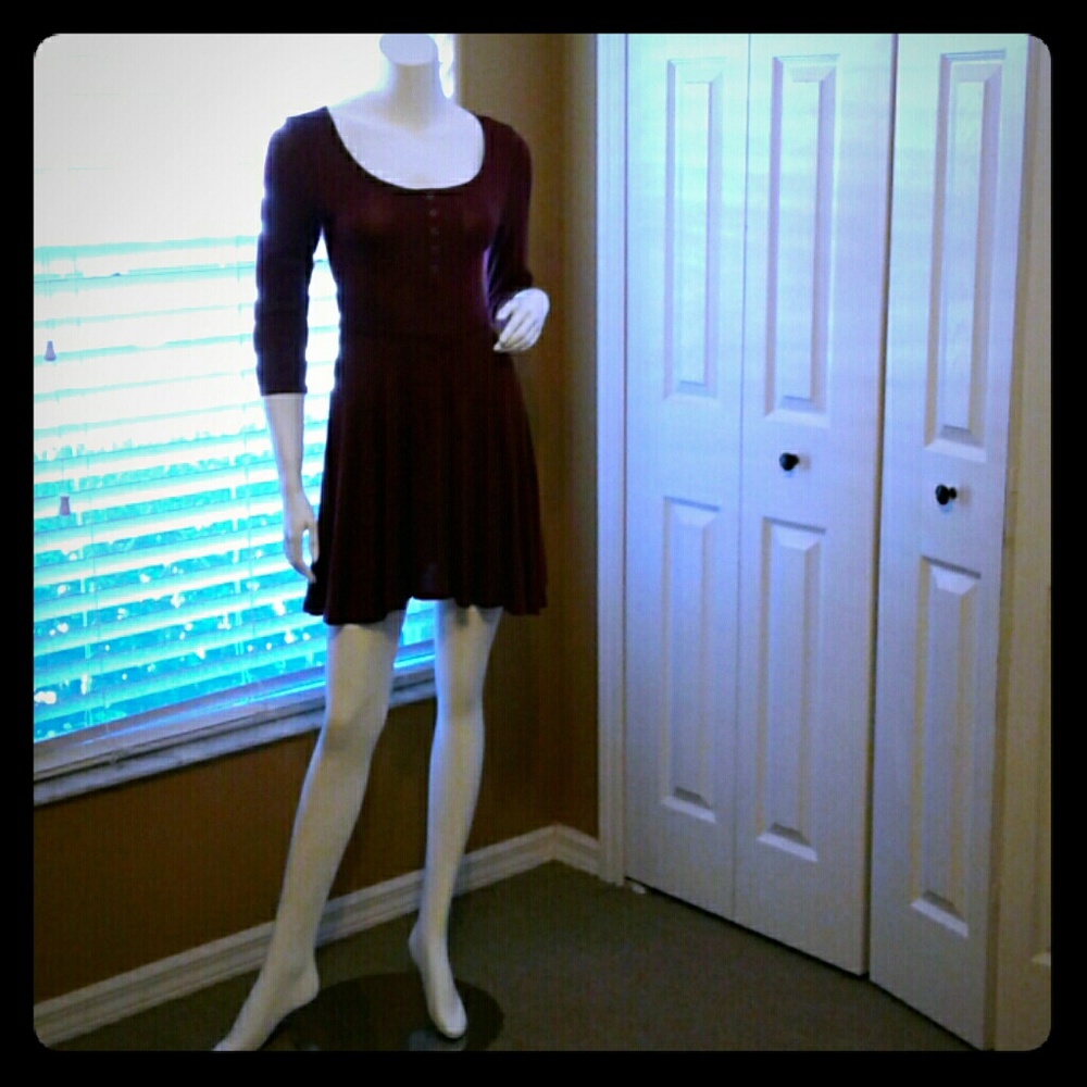 Skater skirt mini dress